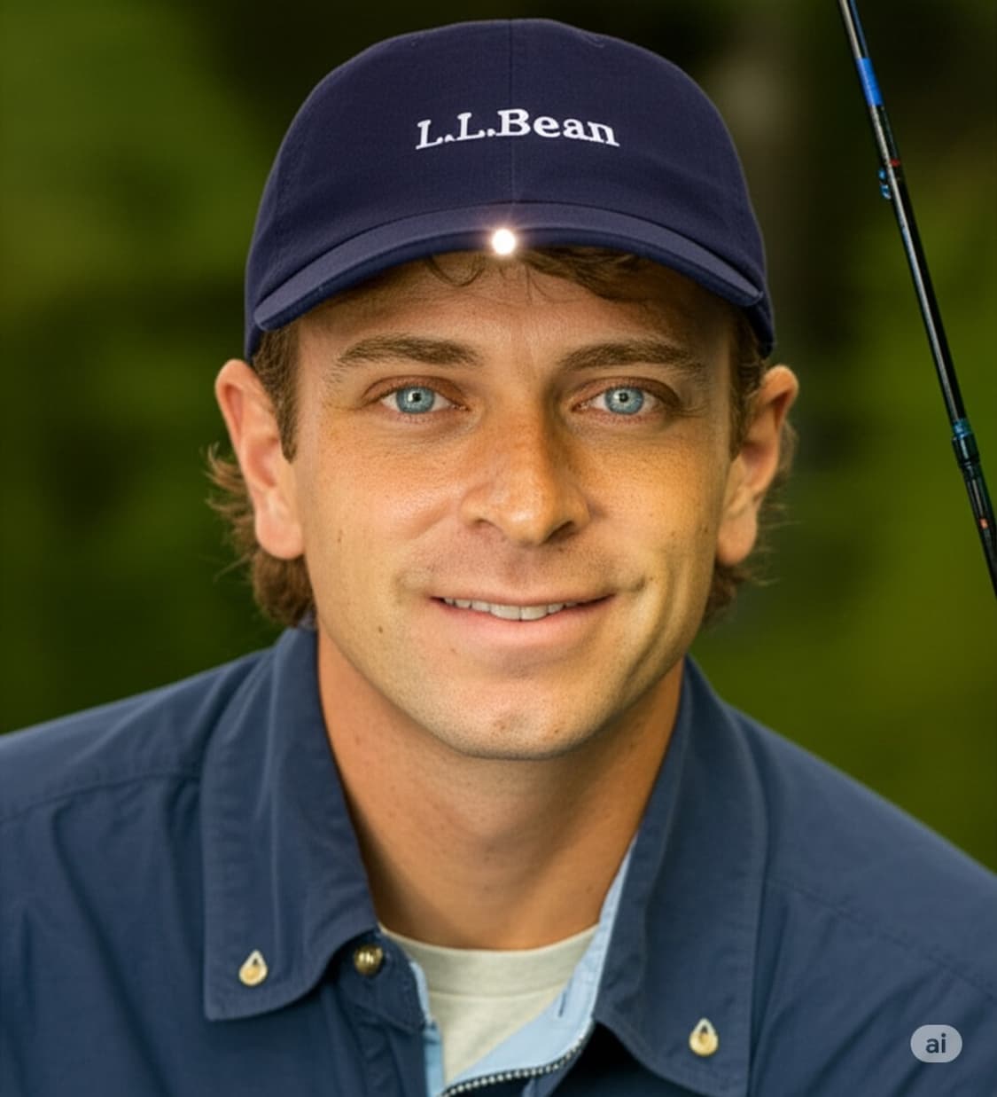 LL BEAN 엘엘빈 클래식 빈티지 피싱 라이트 낚시 네이비 볼캡 모자입 상품이미지10