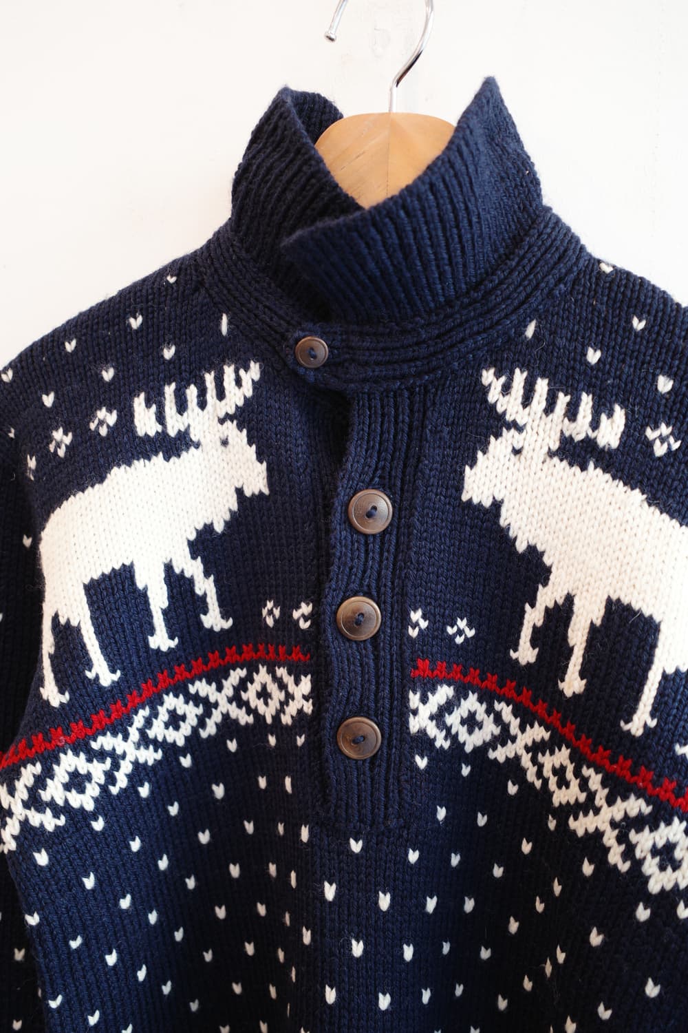 PoloRalphLauren 폴로 랄프로렌 눈꽃패턴 울 니트 상품이미지4