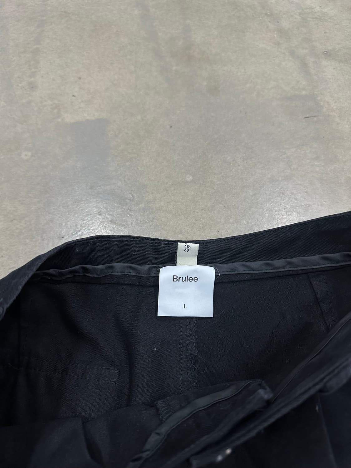 빈티지 벌룬 카고 팬츠 블랙 상품이미지6