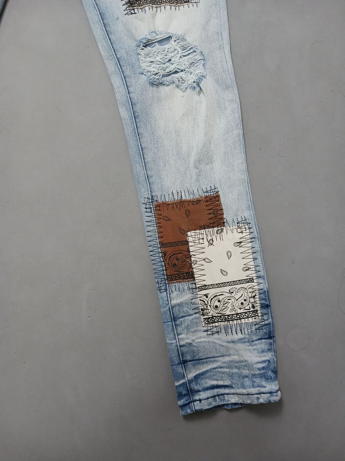 [36] GFTD 로스앤젤레스 패치워크 스키니진 청바지 기프티드 상품이미지5