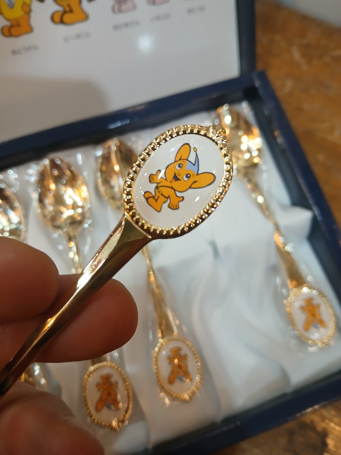 일본 삐뽀군 캐릭터 티스푼셋트 상품이미지3