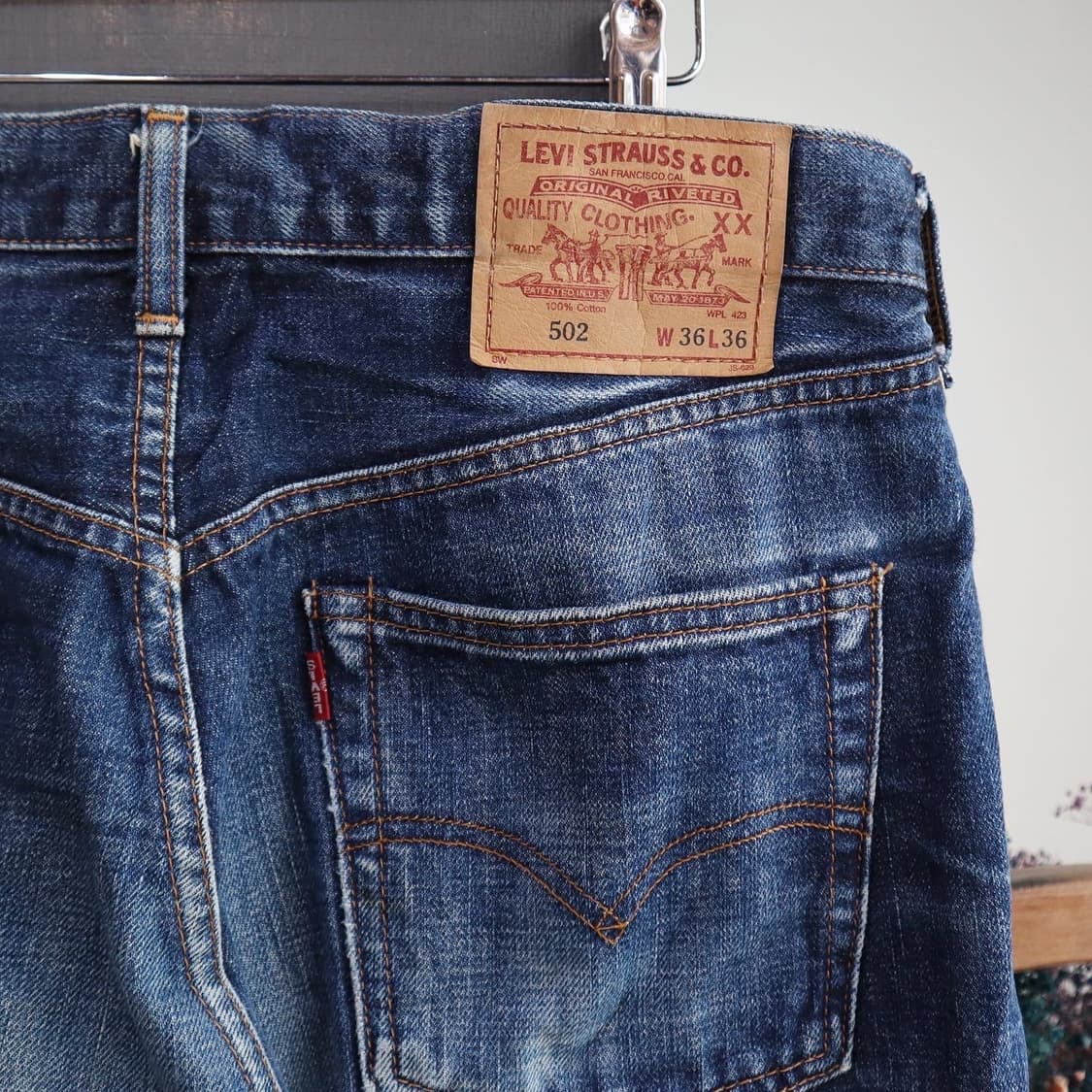 리바이스 90s 502 셀비지 데님 상품이미지6