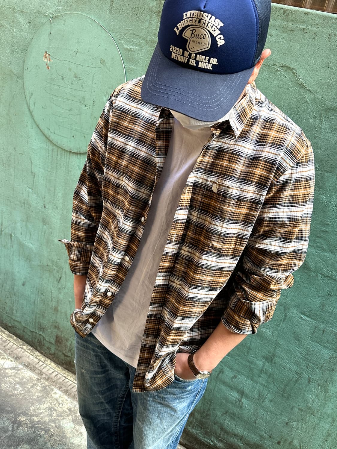  칼하트 체크 셔츠 L 상품이미지2