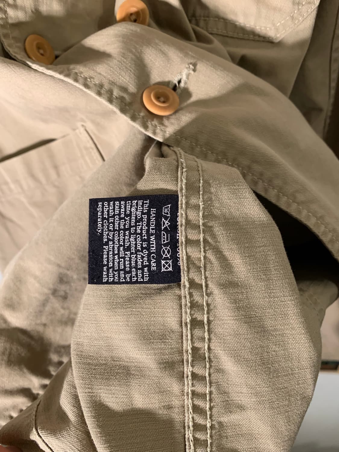 45rpm 베이지 피코트 셔츠 자켓 상품이미지10