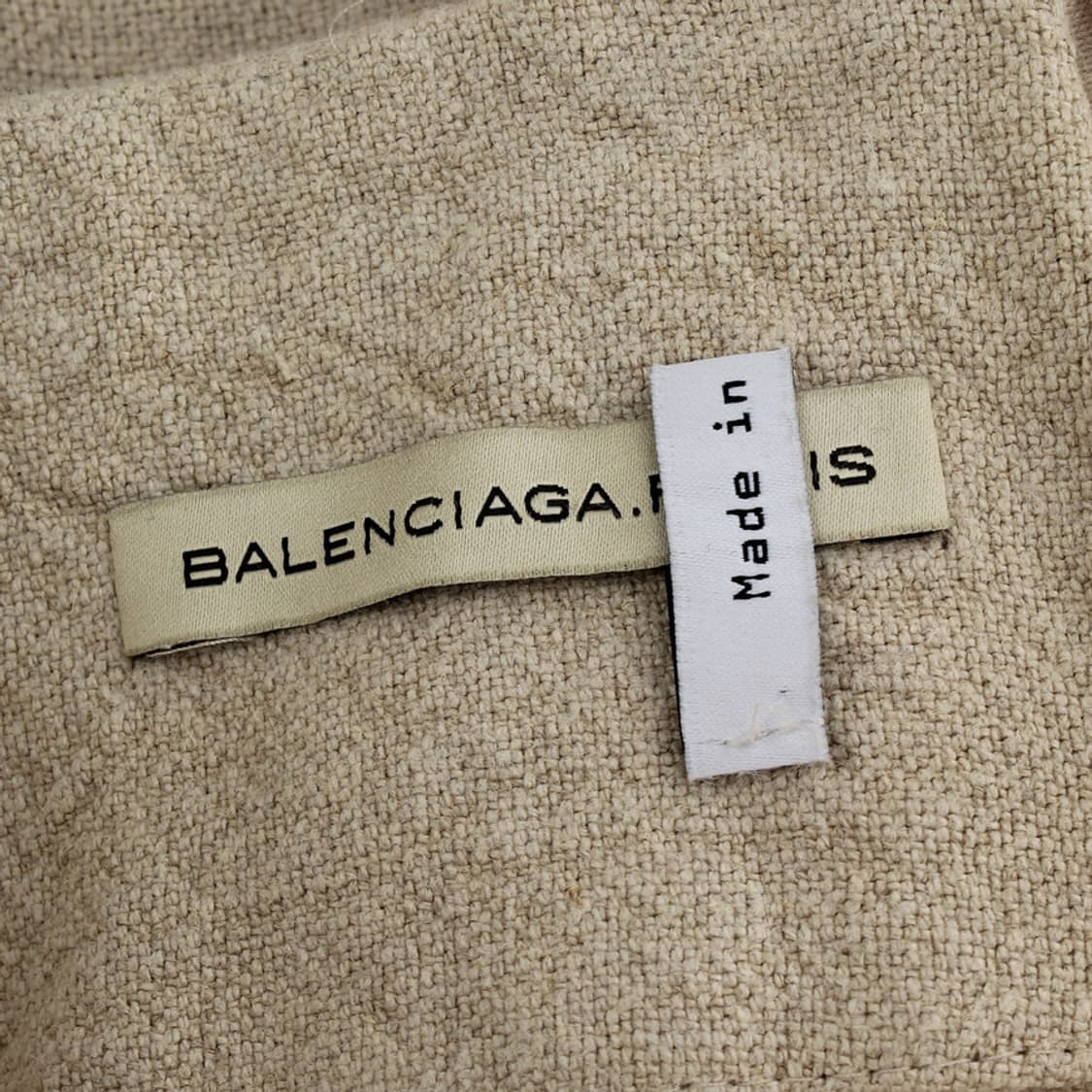 발렌시아가 베이지 린넨 주름 플레어 스커트 상품이미지5