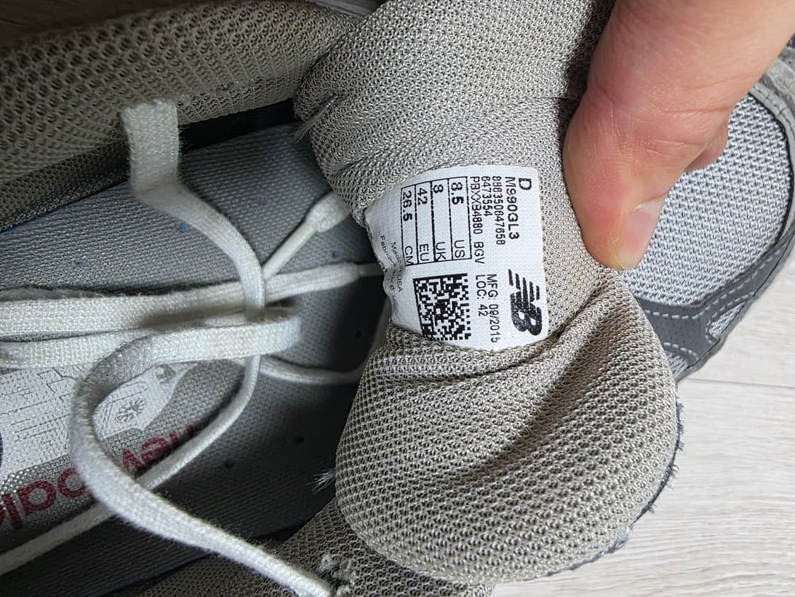 뉴발란스 990v3 메이드인usa 그레이 265 상품이미지8