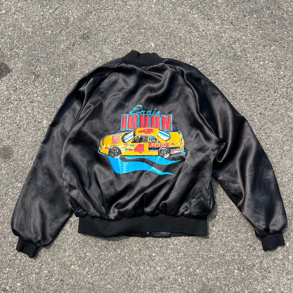 90’s Ernie Irvan Kodak Nascar 사틴 자켓 상품이미지1