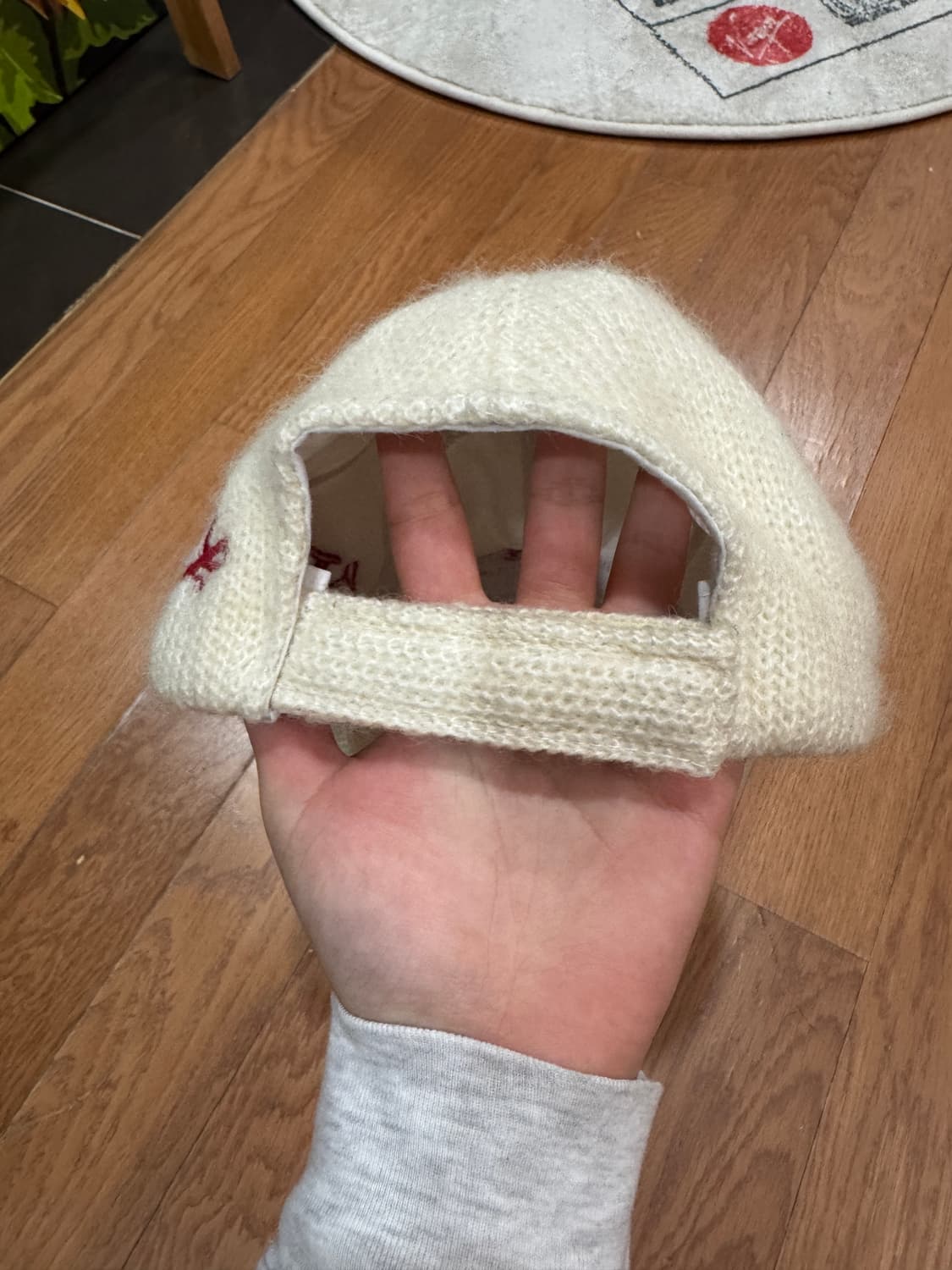 본더치 니트볼캡 화이트 아이보리 상품이미지5