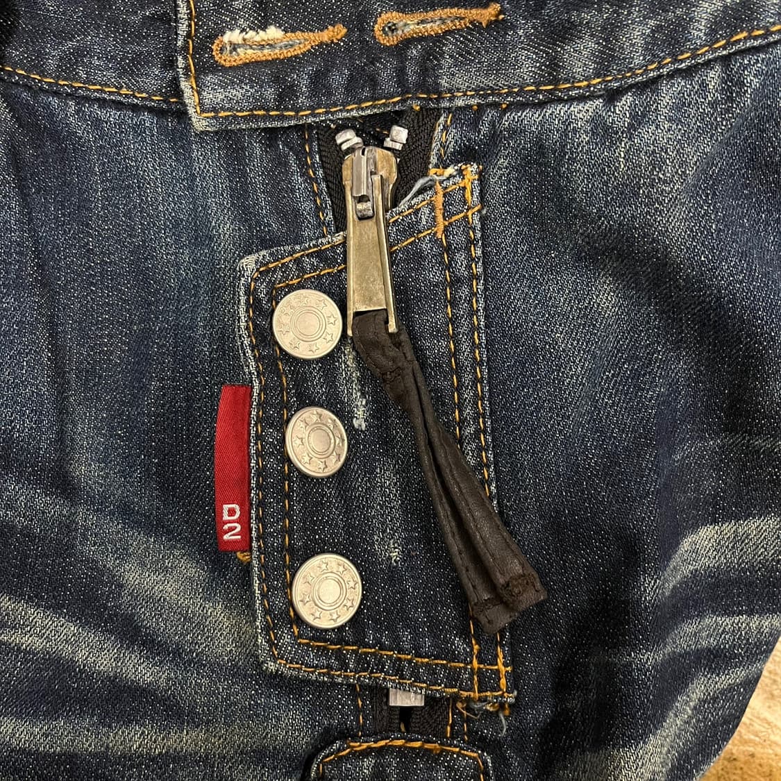 [정품/48] 디스퀘어드2 빈티지 워싱 데님 청바지 b17 상품이미지5