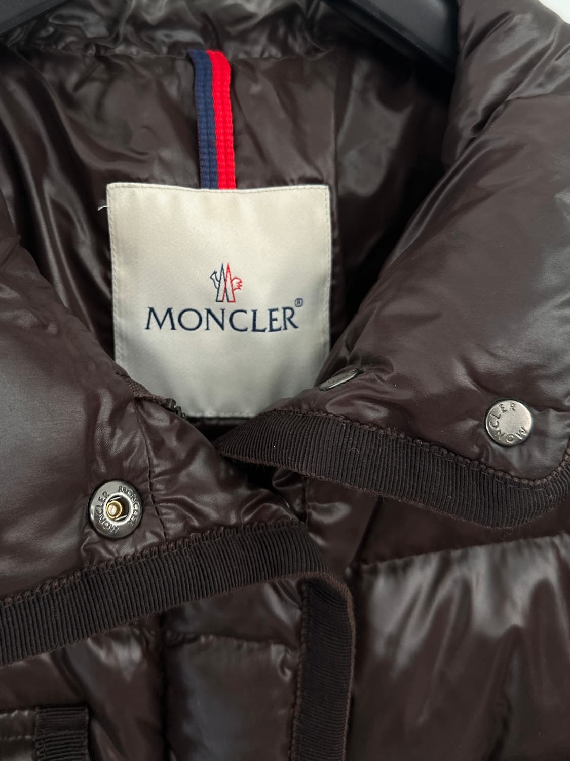 몽클레어 다크브라운 헤르민 롱 패딩  상품이미지8