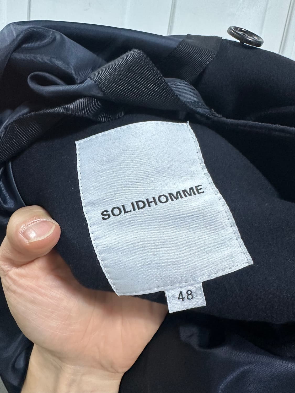 솔리드옴므 더블 코트 상품이미지4