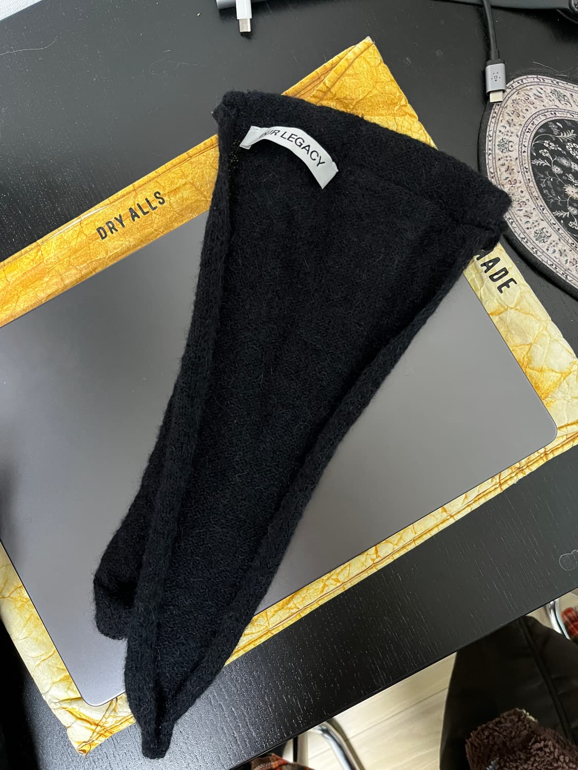 아워레가시 미니어처 스카프 블랙 상품이미지3