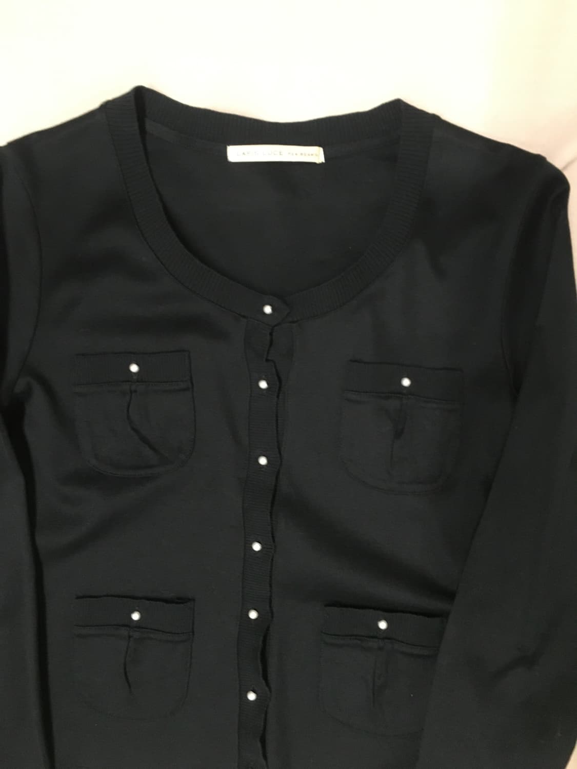 급처! 빔스 진주 단추 카라리스 가디건 상품이미지3