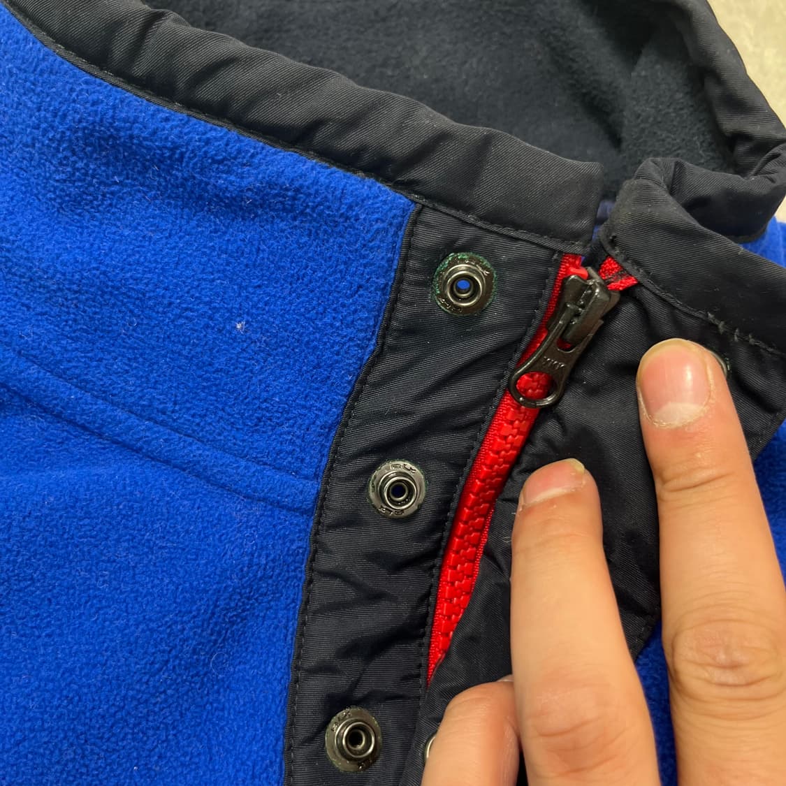 100 폴로 랄프로렌 RLX 성조기 반집업 후리스 상품이미지4