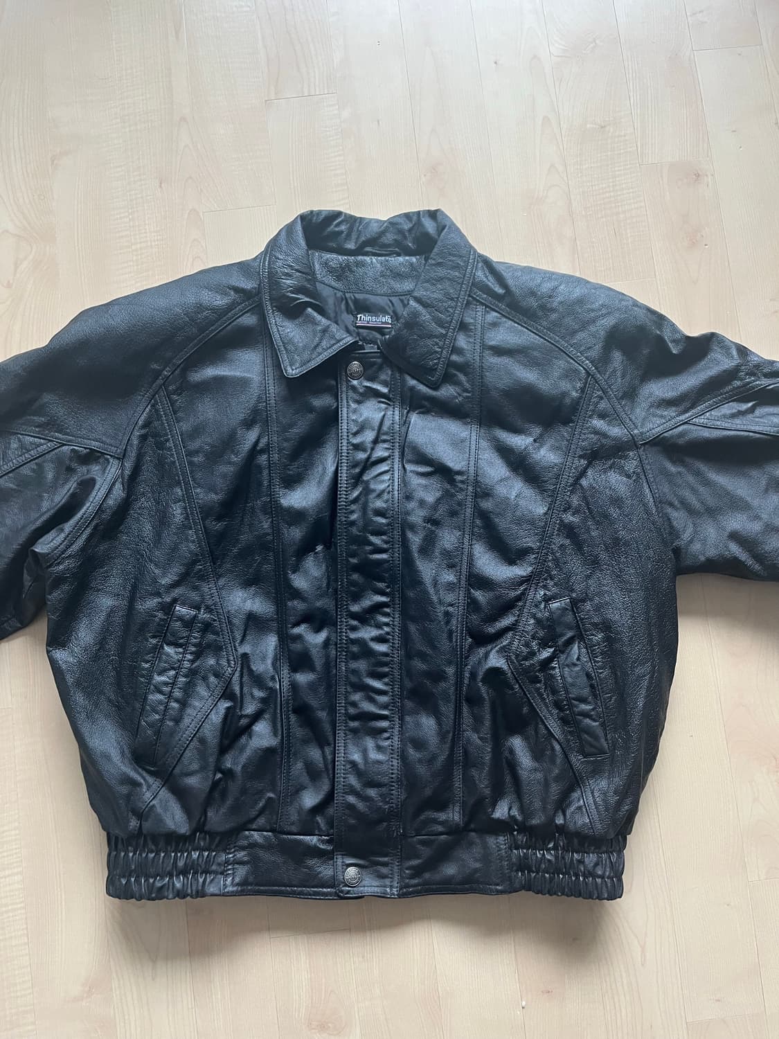 [XL] 빈티지 윌슨스 레더 봄버 상품이미지2