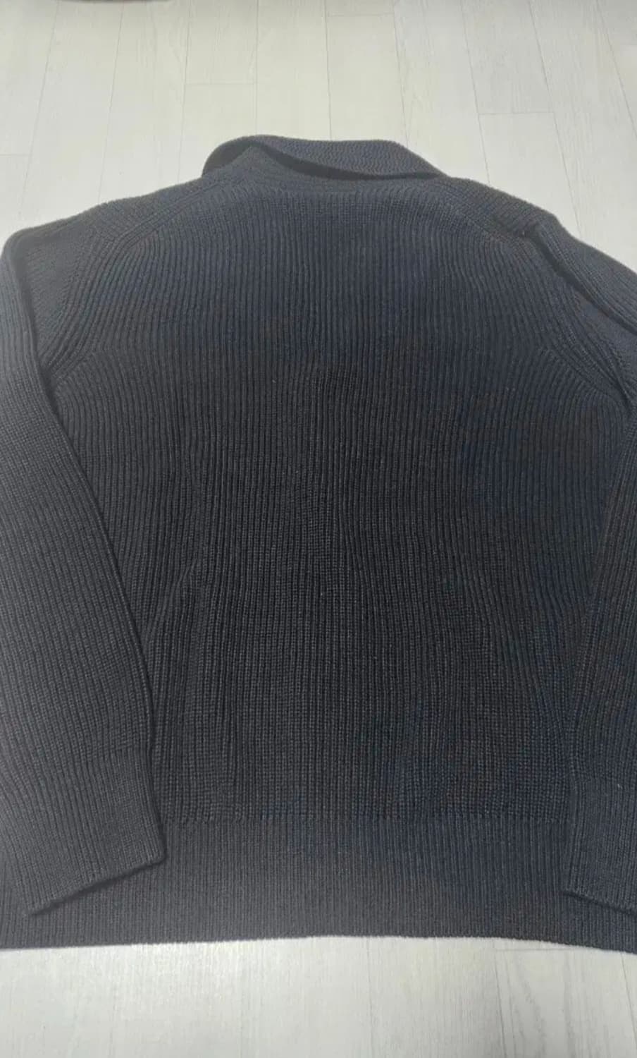 제냐 코튼 실크 숄카라 가디건 54 블랙 상품이미지9