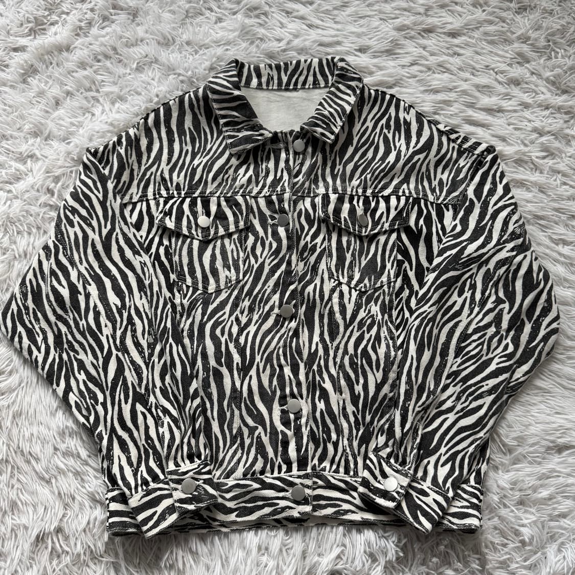 ZEBRA 일본빈티지 트러커 자켓 지브라 빈티지자켓 청자켓 데님자켓 상품이미지2