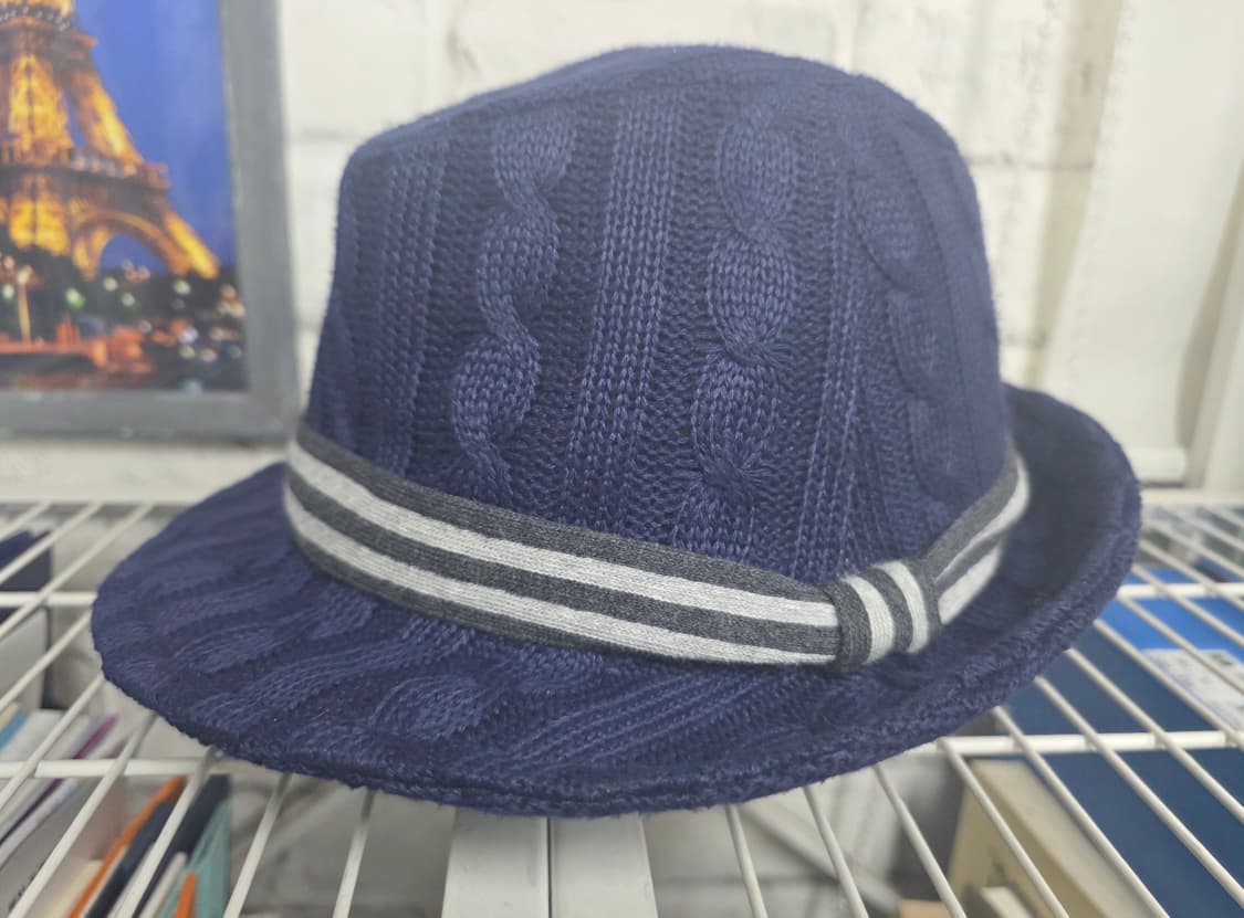 와이드앵글 니트 페도라 햇 중절모 남성겨울모자 KG53 상품이미지1
