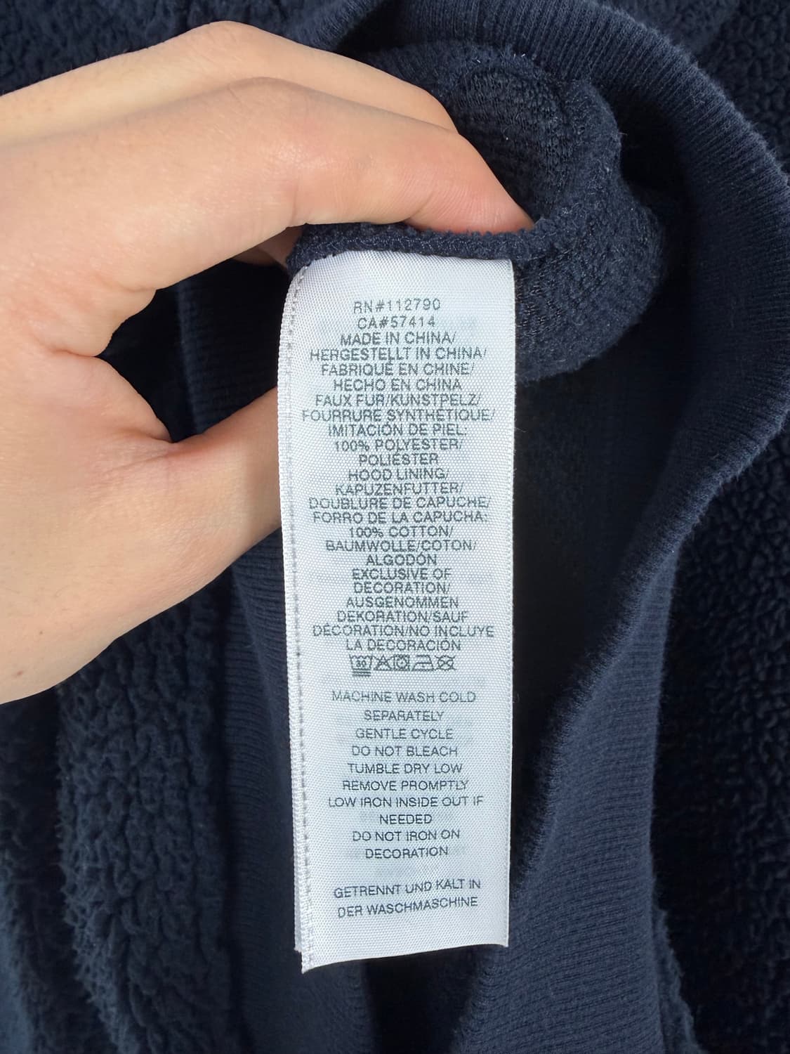 a154) 트루릴리젼 플리스 후드자켓 상품이미지6