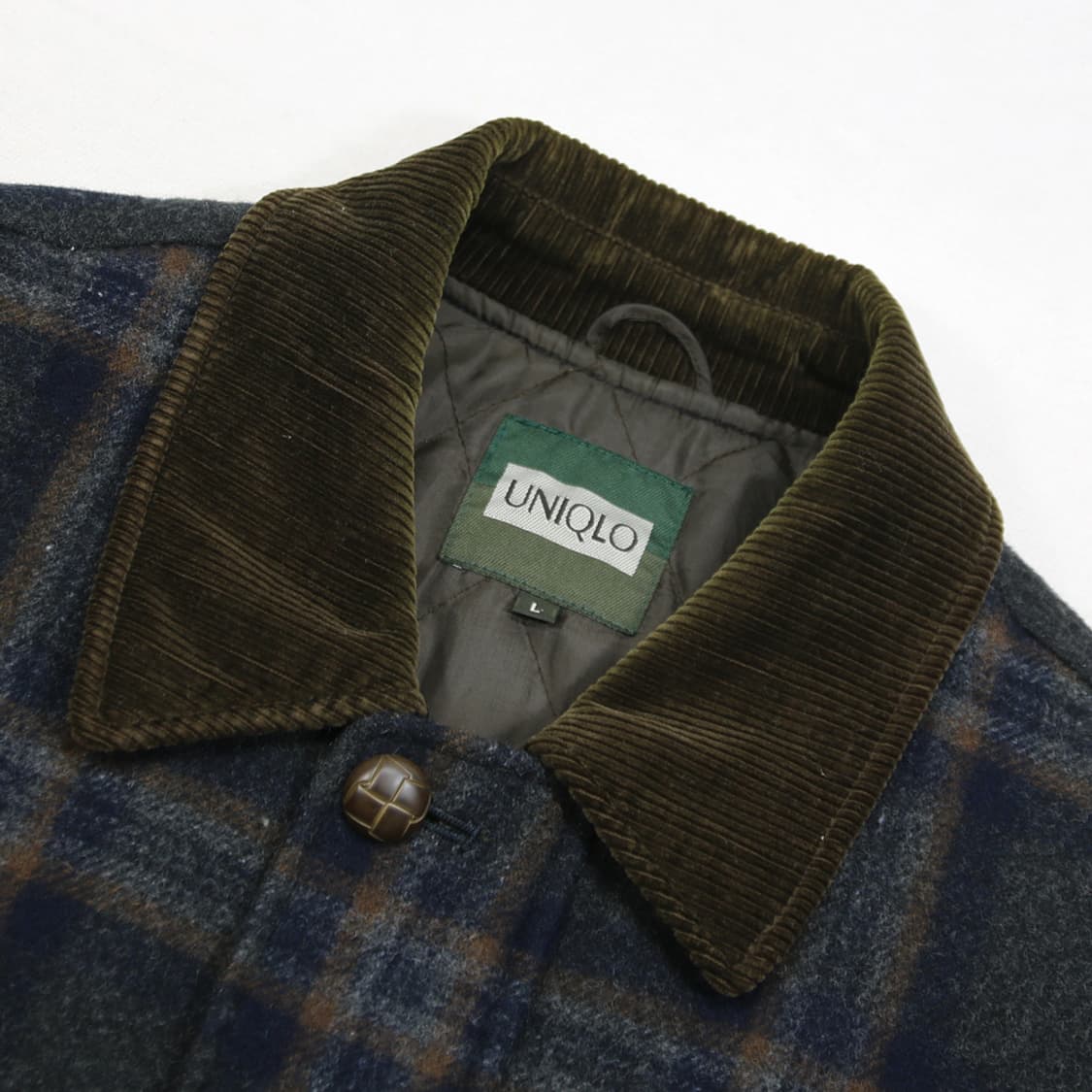 (착용컷) 유니클로 플란넬 체크 자켓 (남성용 105) 상품이미지5