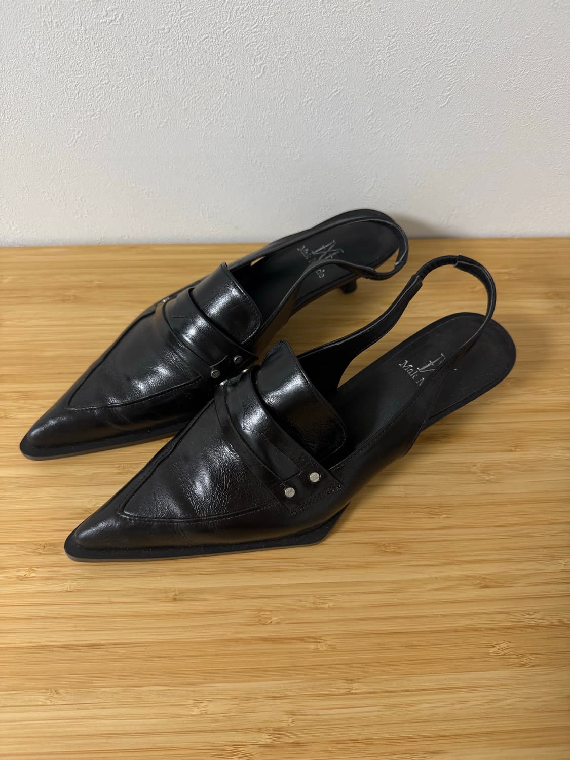 막 마드 Stud slingback black  상품이미지3