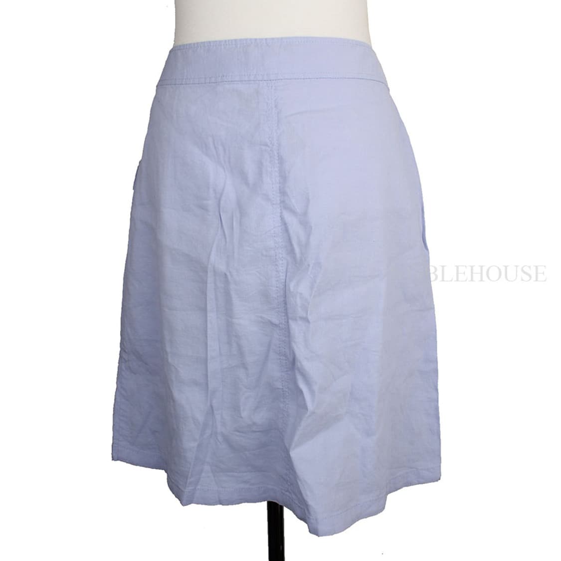 띠어리 연하늘색 빅포켓 린넨 스커트(0) 상품이미지3