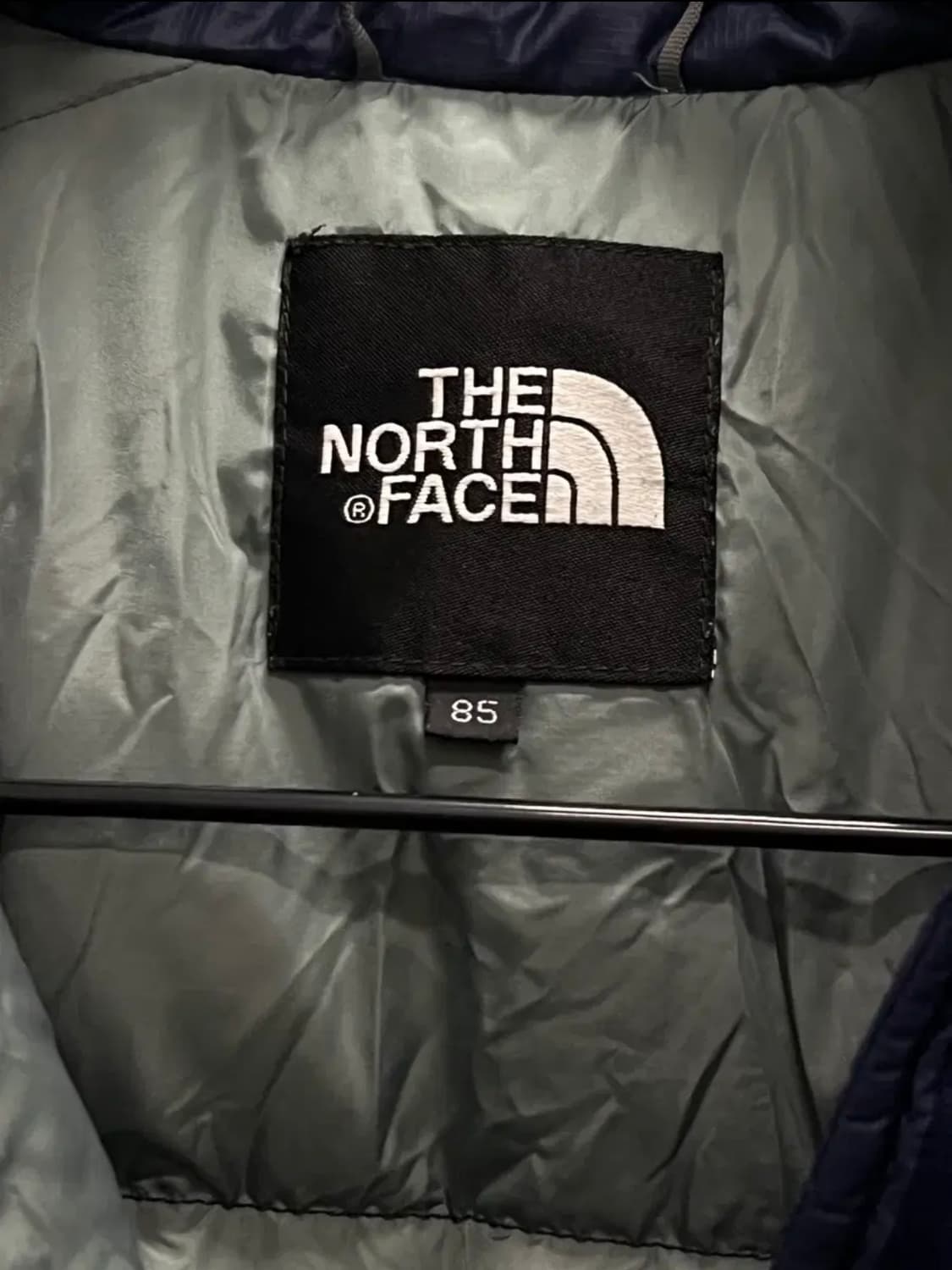 노스페이스 700필 구스다운 눕시 패딩 자켓 블루 상품이미지4