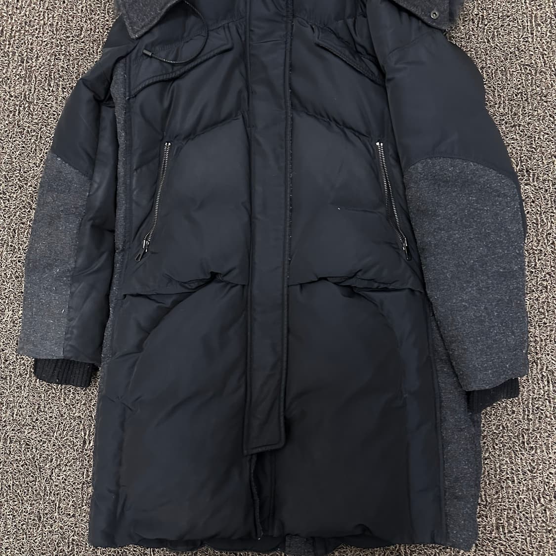 SYSTEM 시스템 여성 다운 패딩 블랙 신장 160사이즈 상품이미지3