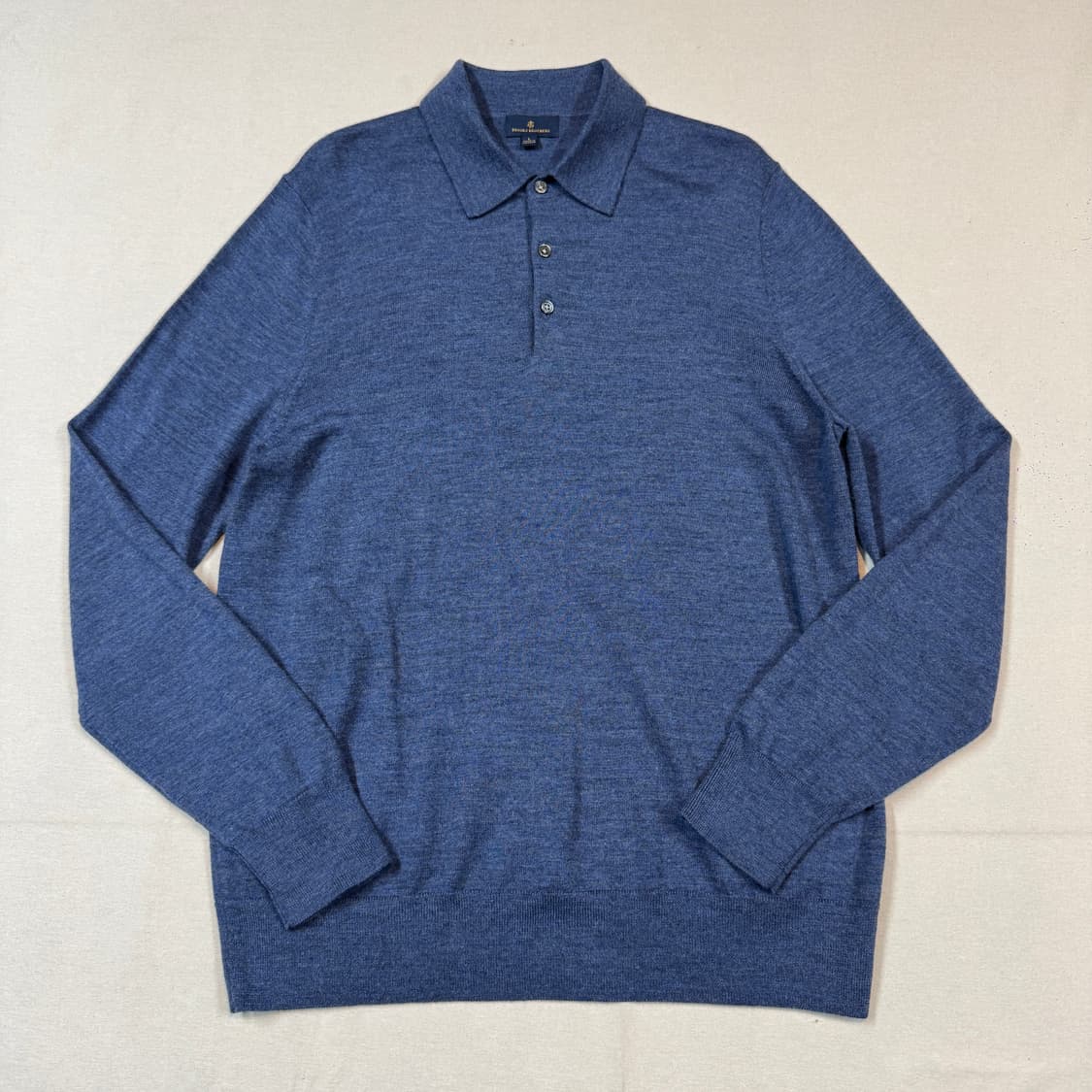 L) 브룩스브라더스 메리노울 카라 니트 상품이미지1