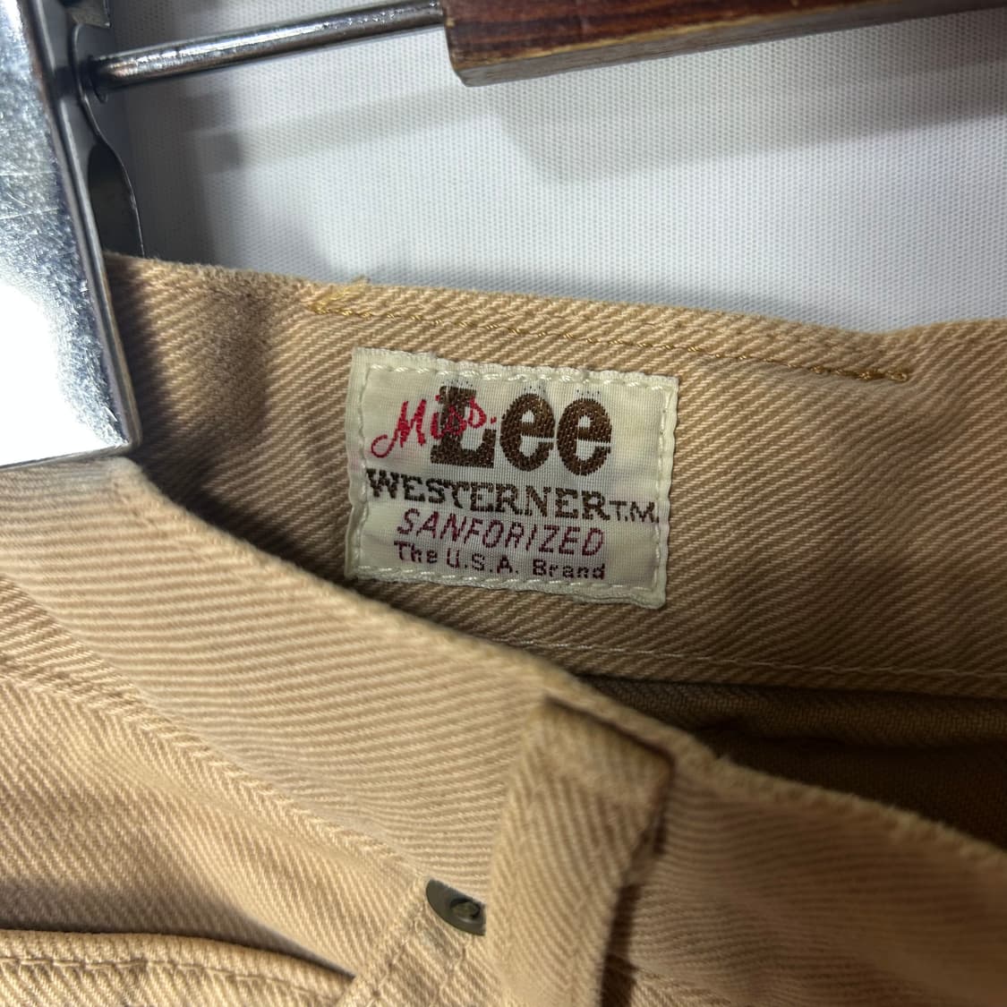 [Lee] 리 웨스터너 베이지 부츠컷 코튼팬츠 상품이미지4