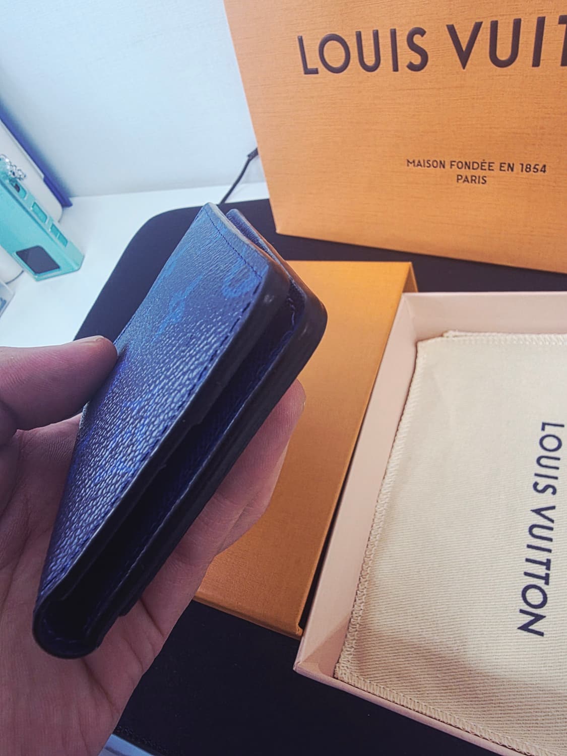 루이비통 오거나이저 카드지갑 코발트블루 상품이미지3