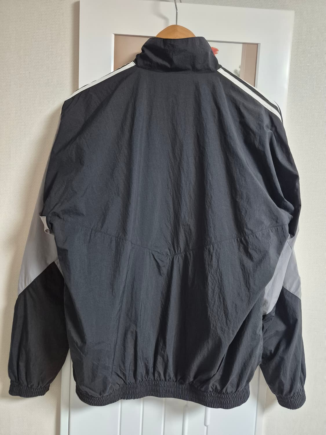 아디다스 트레포일 자수로고 바람막이 블랙 xs(90) 상품이미지2