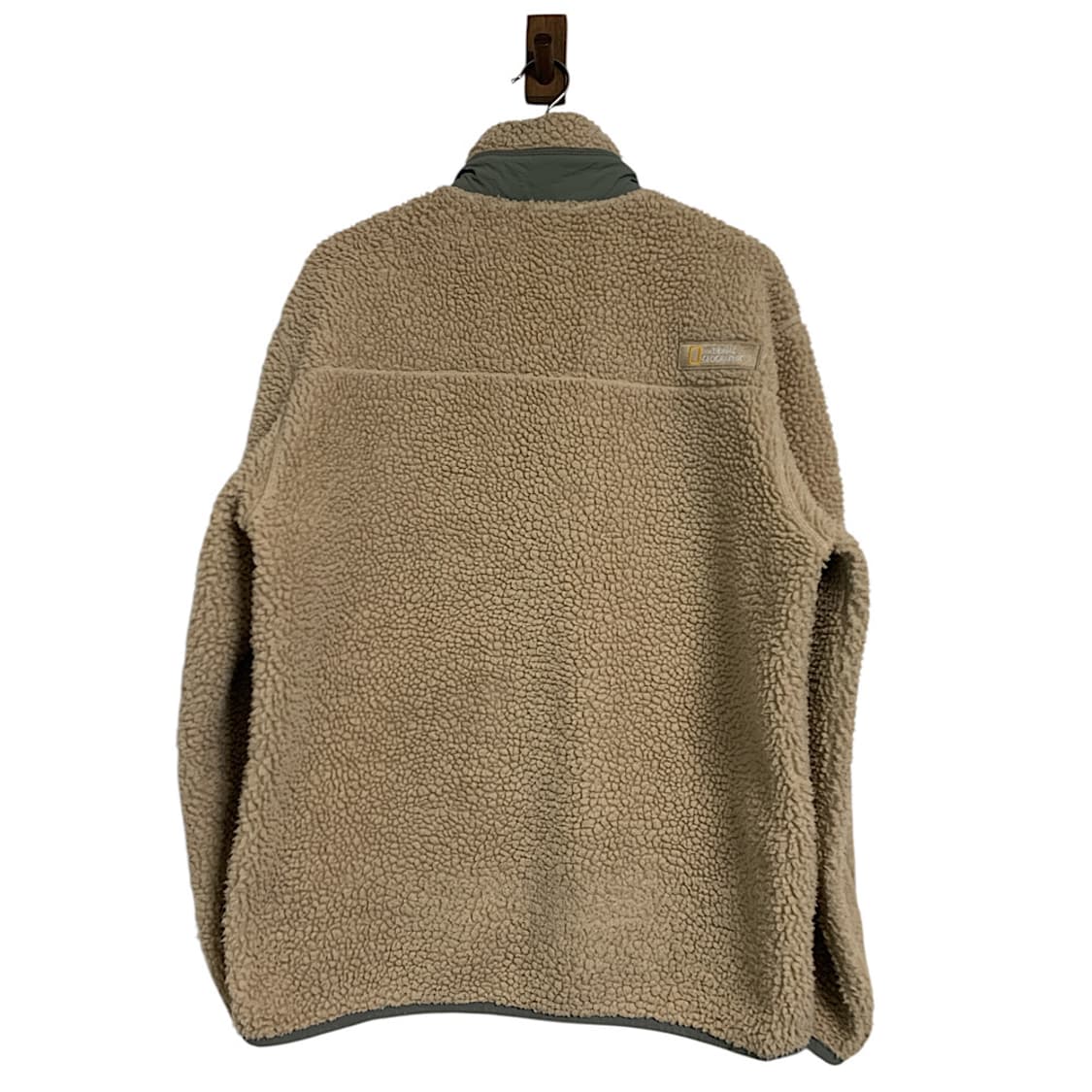 내셔널지오그래픽 베이지 뽀글이 플리스 자켓 XL 상품이미지5