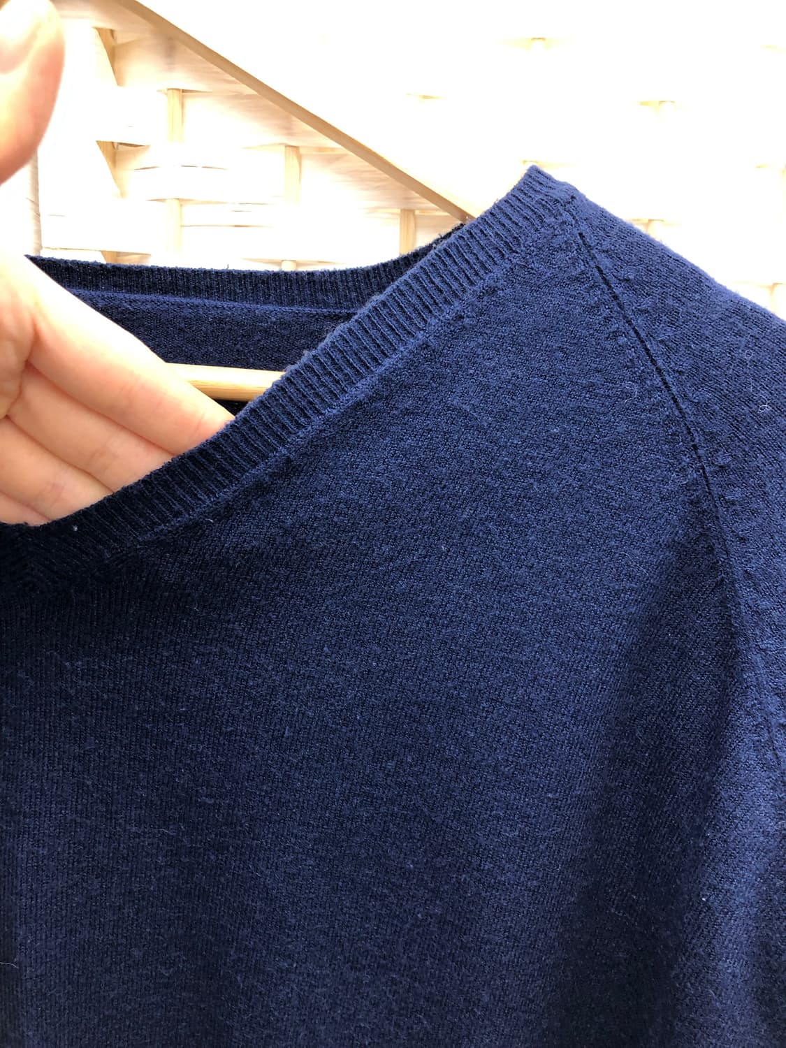 캐시 딥 블루 니트 상품이미지3