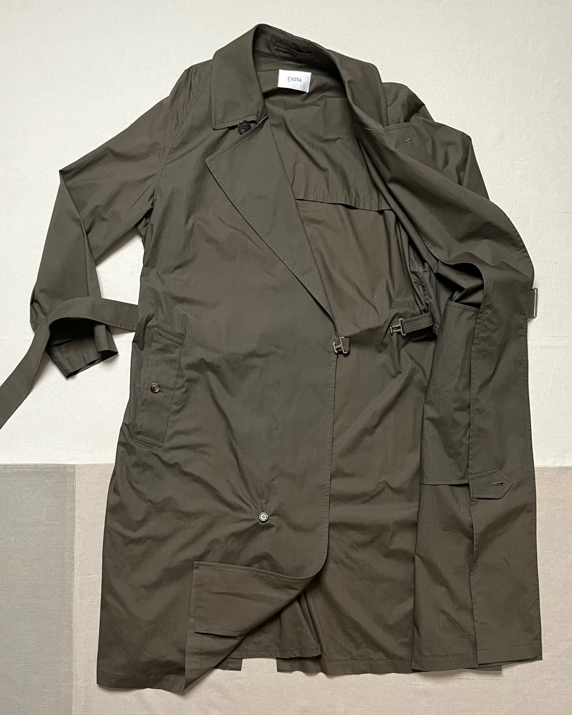 시오타 타입라이터 타이로켄 코트 ciota typewriter coat 상품이미지5