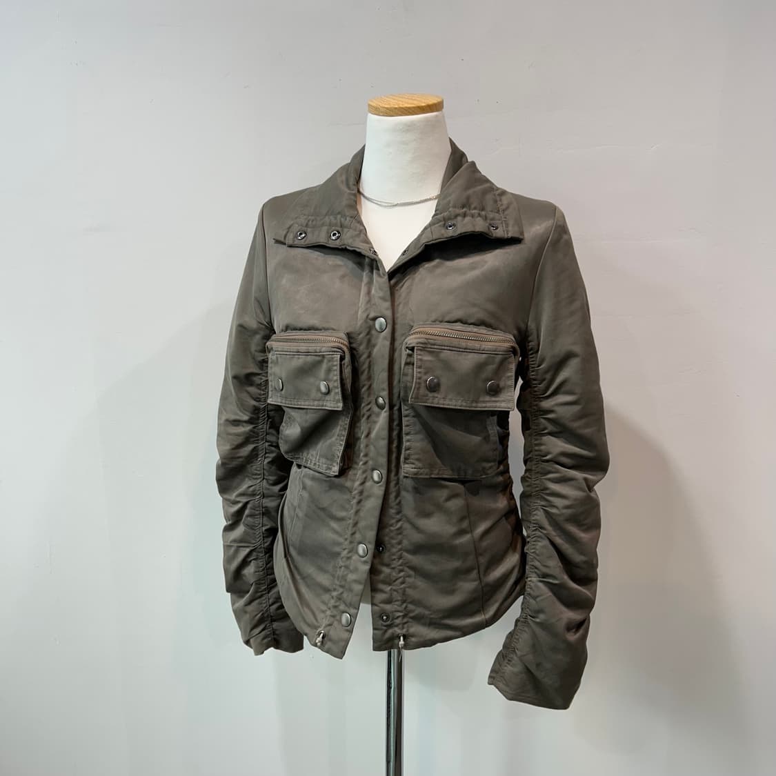 셔링 포켓 자켓 상품이미지2