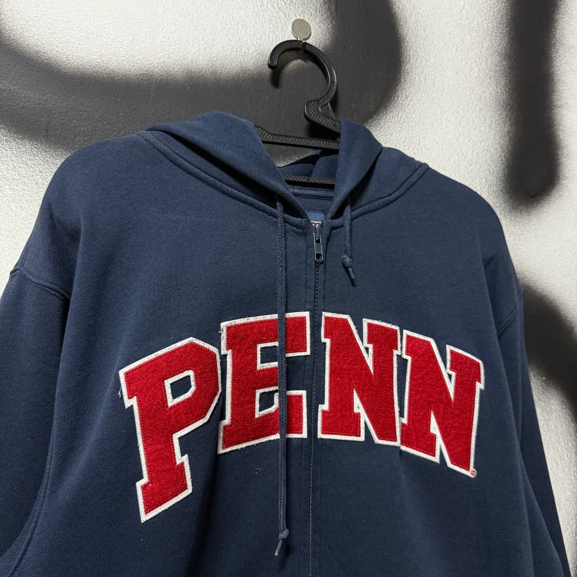 잔스포츠 올드스쿨 레터링 자수 집업 후디 상품이미지3