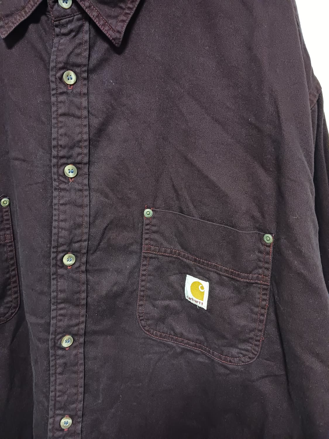 갈하트 안감 코듀로이 리워크 셔츠 상품이미지2