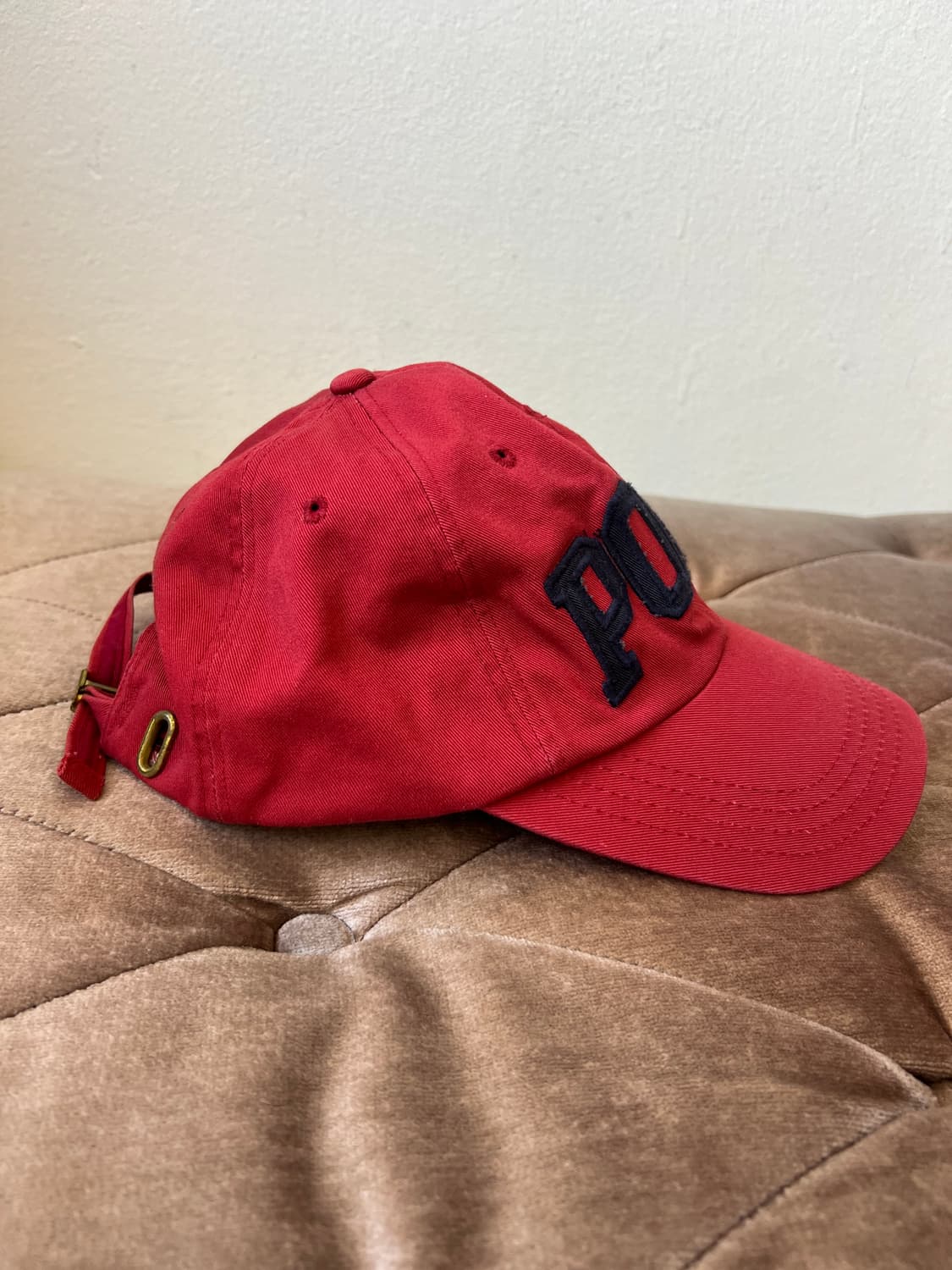 폴로랄프로렌 레드 로고캡모자 볼캡 상품이미지3