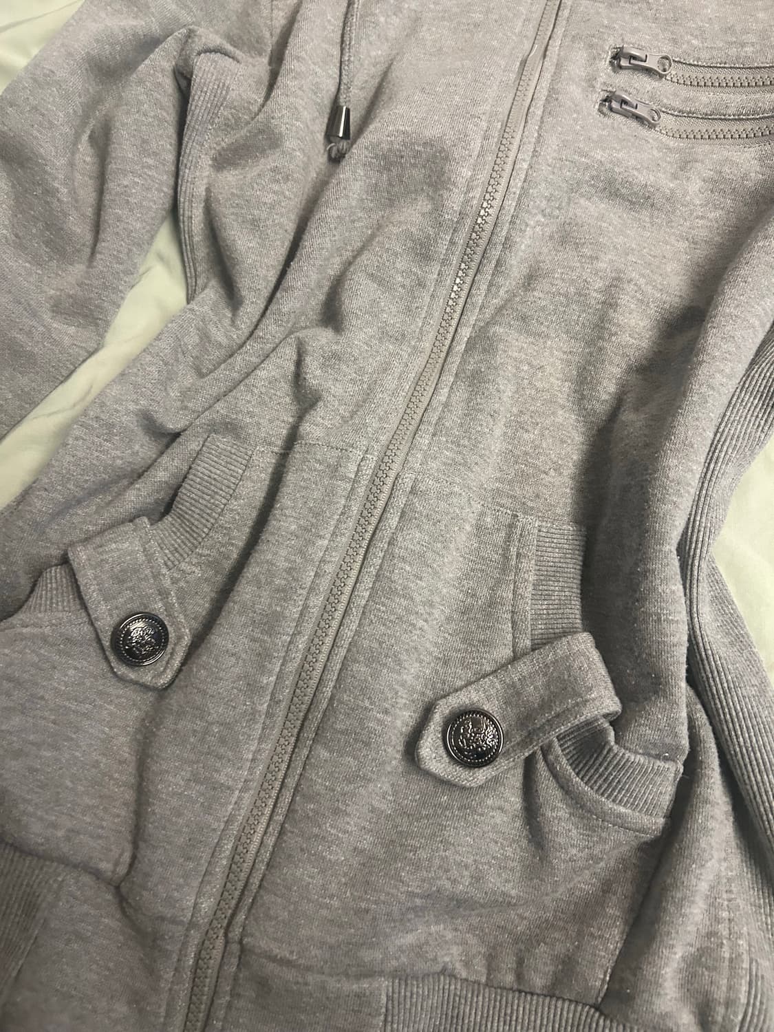 펑크 y2k 와투케 후드집업 상품이미지3