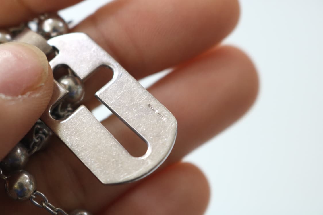 돌체앤가바나 빈티지 크로스 도그택 볼체인 목걸이 상품이미지10