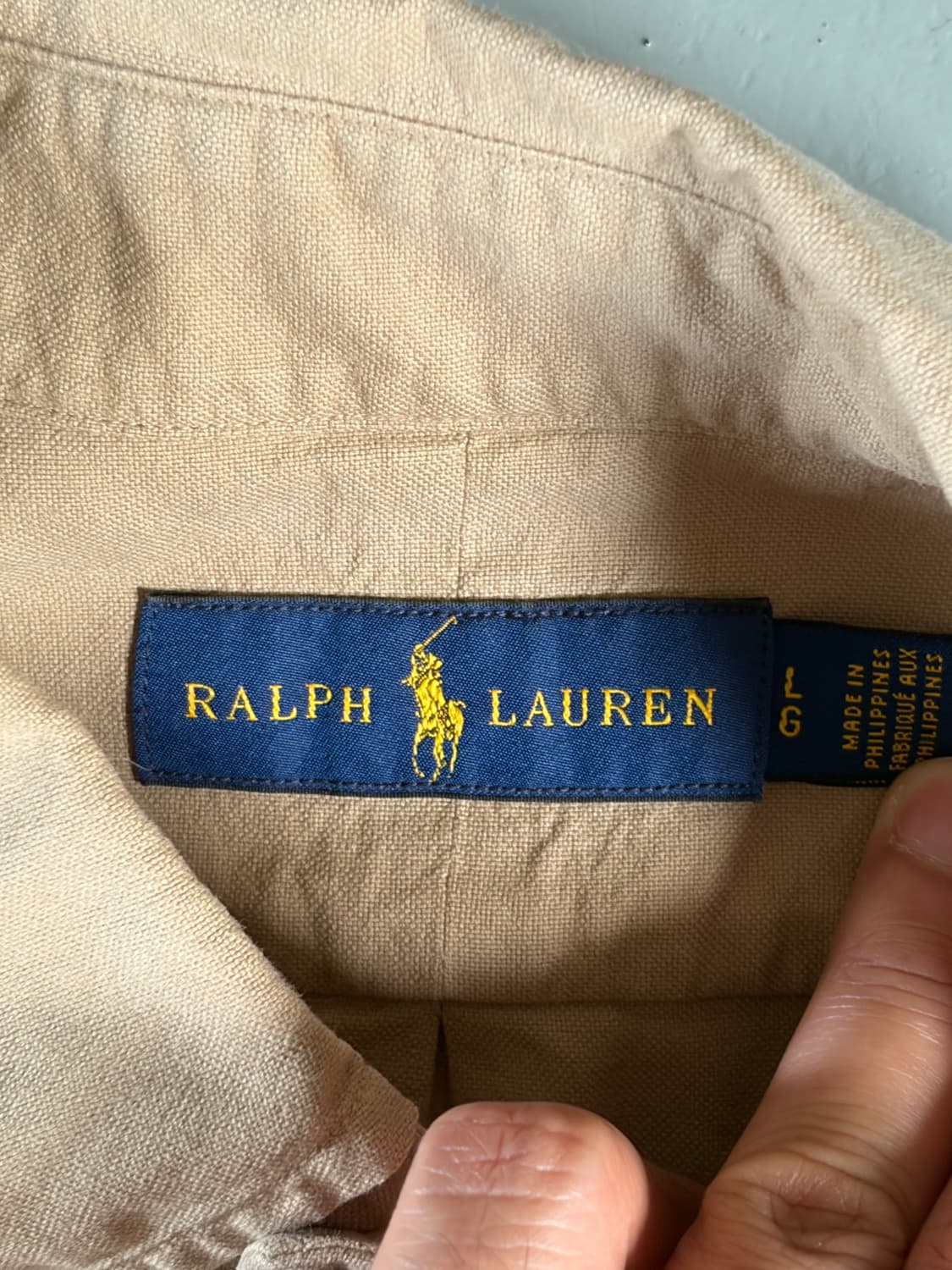 폴로 랄프로렌(Polo Ralph Lauren) 베이지 셔츠 상품이미지4