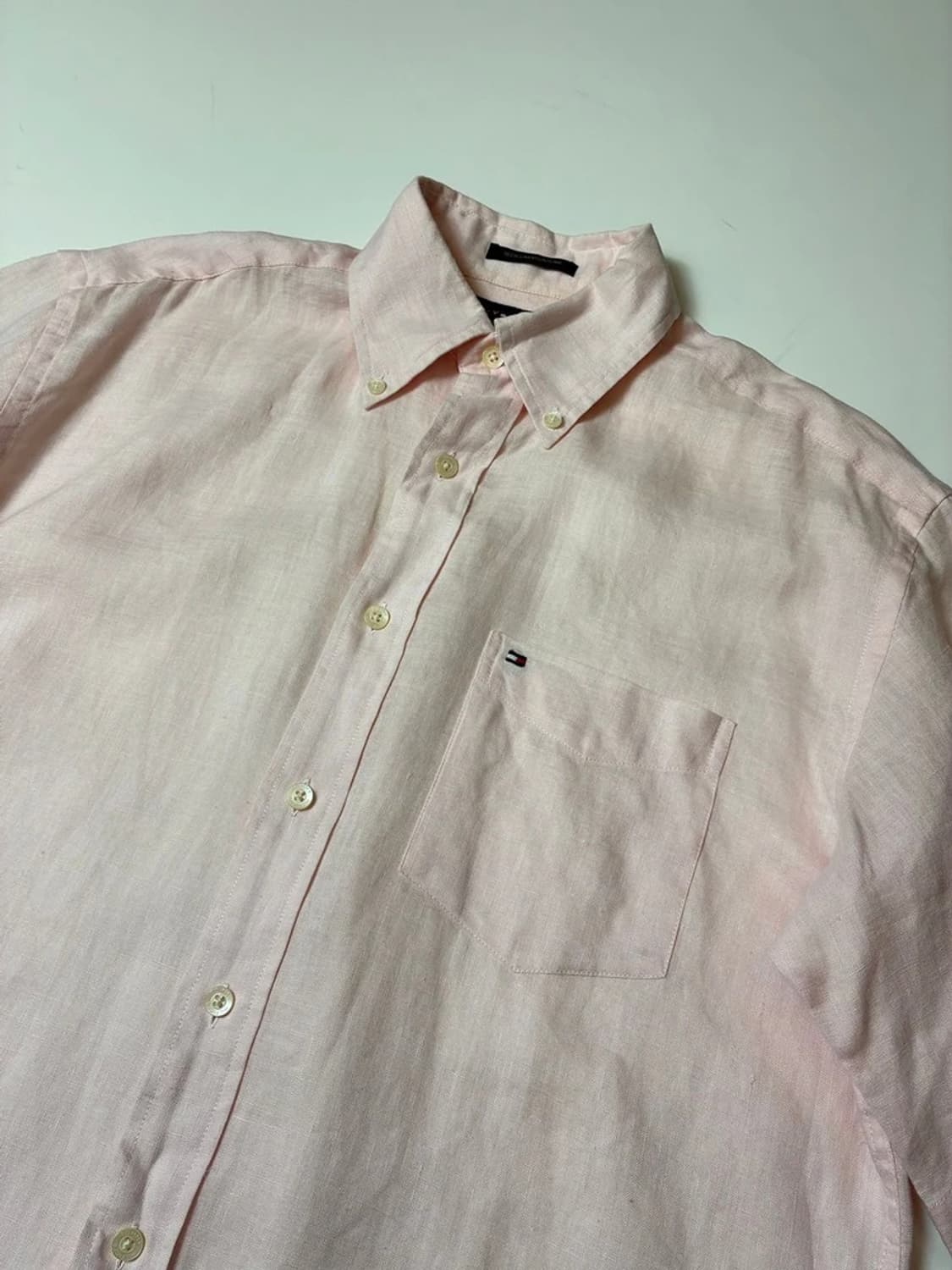 타미힐피거 00's 포켓 린넨 반팔 셔츠 PN9174 상품이미지2
