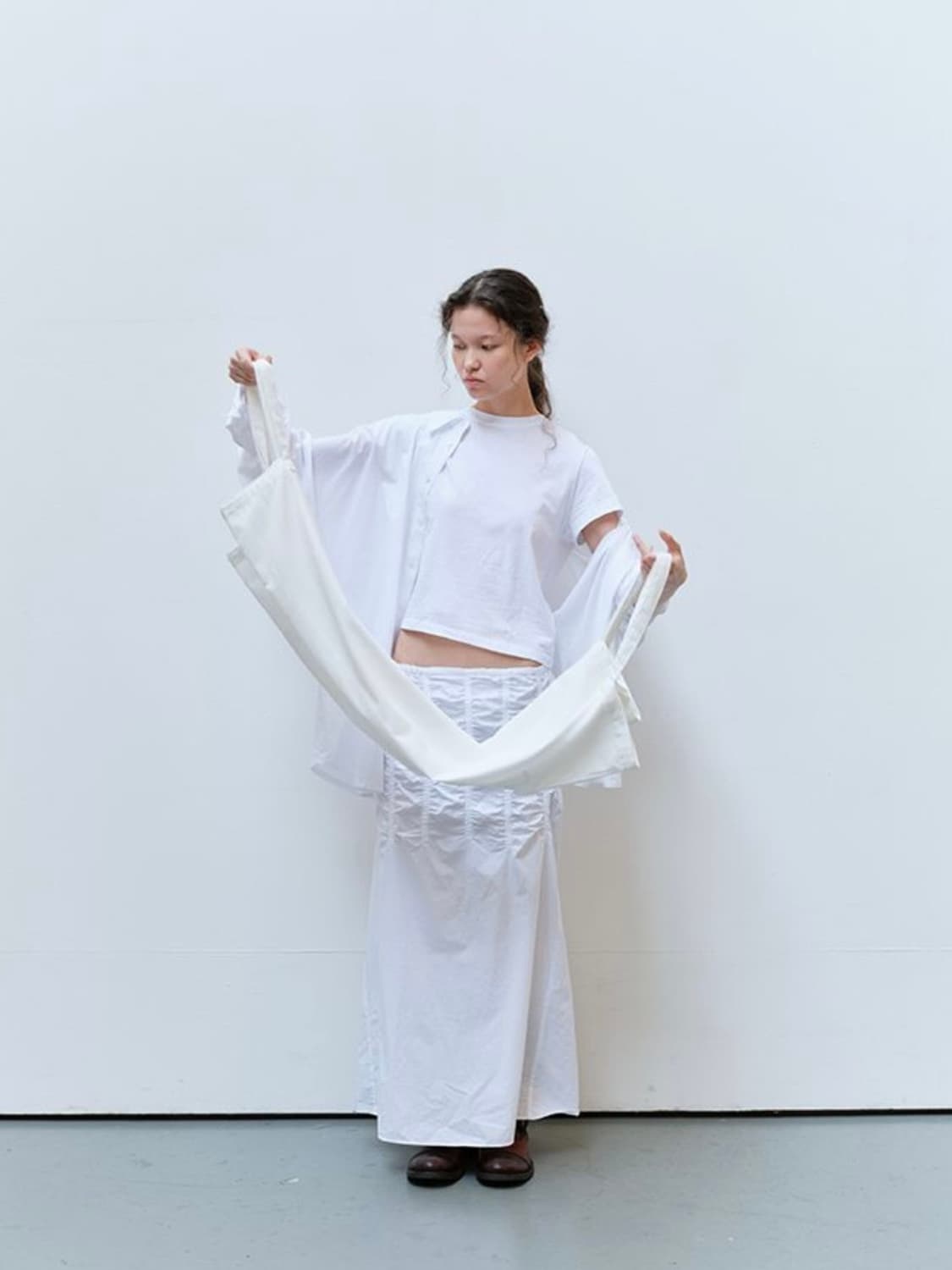 (1회착용, 택O) 리포스 folded cotton bag 코튼백 가방 상품이미지4