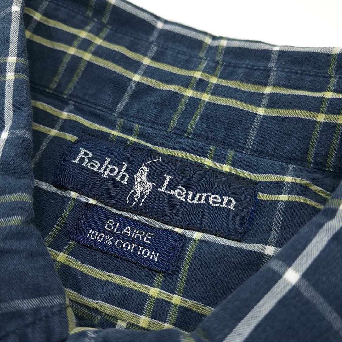 CK046 M 폴로 90s 클래식 체크 반팔 셔츠 남방 상품이미지3