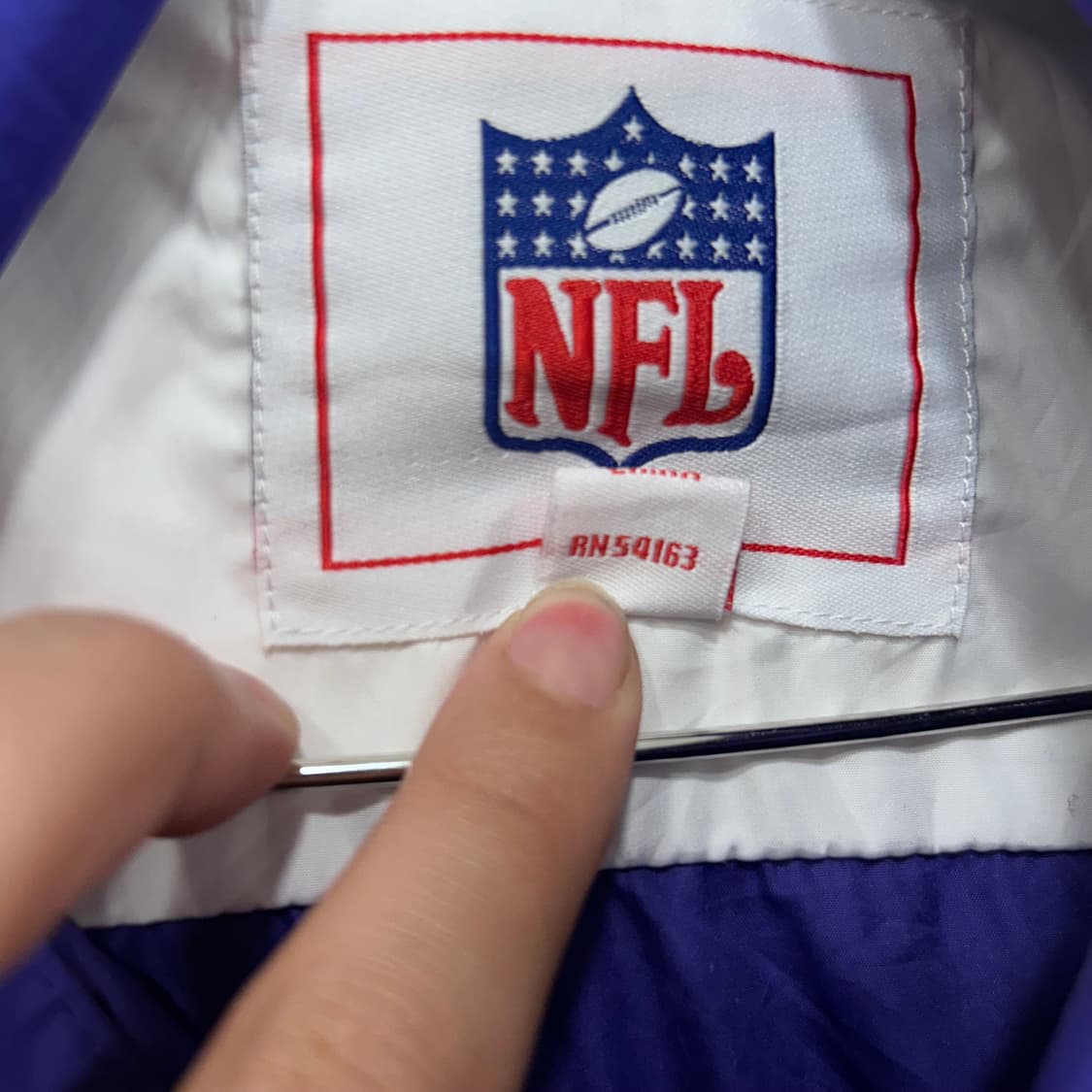 NFL 볼티모어 레이븐즈 배색 오버핏 경량 바람막이 상품이미지4