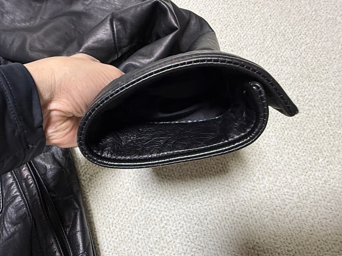 한섬 타임 가죽 자켓 남성용 100사이즈 상품이미지4