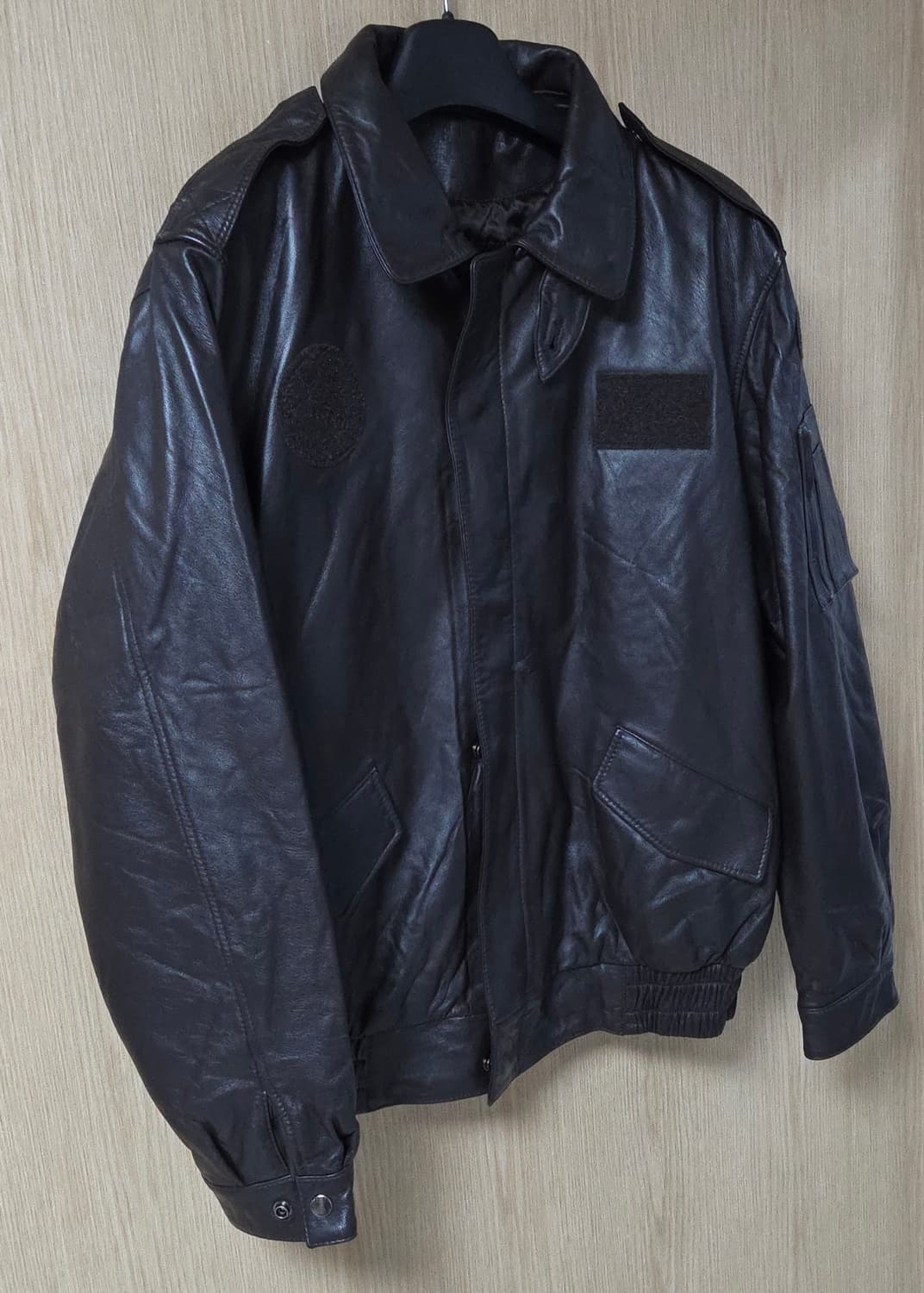 (착샷) 군용 가죽자켓 빈티지 상품이미지2