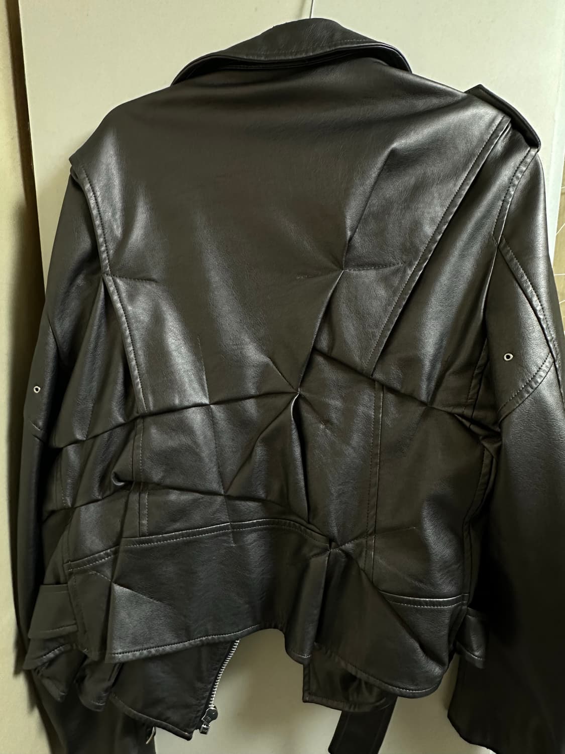 꼼데가르송 옴므플러스 페이크레더 자켓 xl 상품이미지1