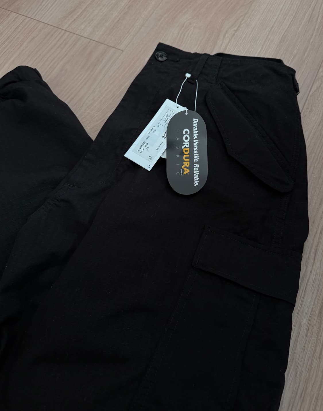 [새] 나나미카 립스탑 카고팬츠 블랙 상품이미지2